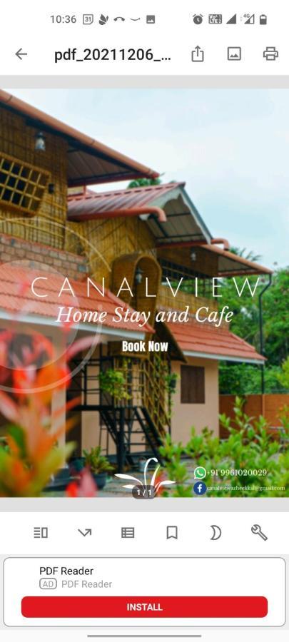 Canalview Private Cottage Azhikkal Ayiram Thengu Panmana Exterior foto